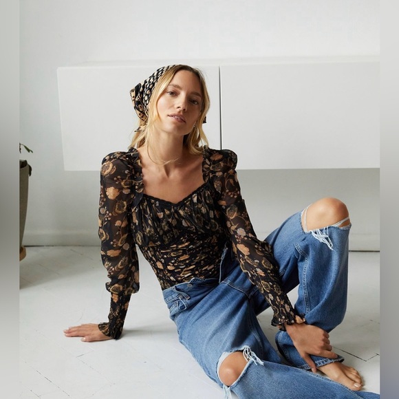 Free People Brunch Date Bodysuit 🌸💐 - Picture 4 of 4